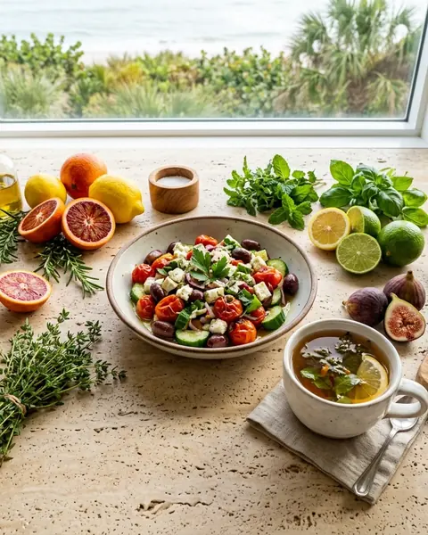 Healthy Mediterranean meal from a nutrition coaching plan for weight loss in St. Petersburg FL